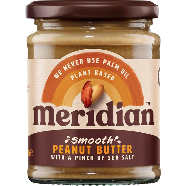 Smooth Peanut Butter With Salt 280g, Meridian