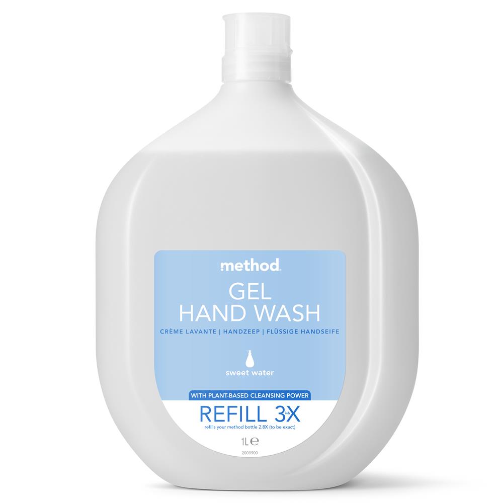 Gel Handsoap - Sweet Water Refill 1L, Method