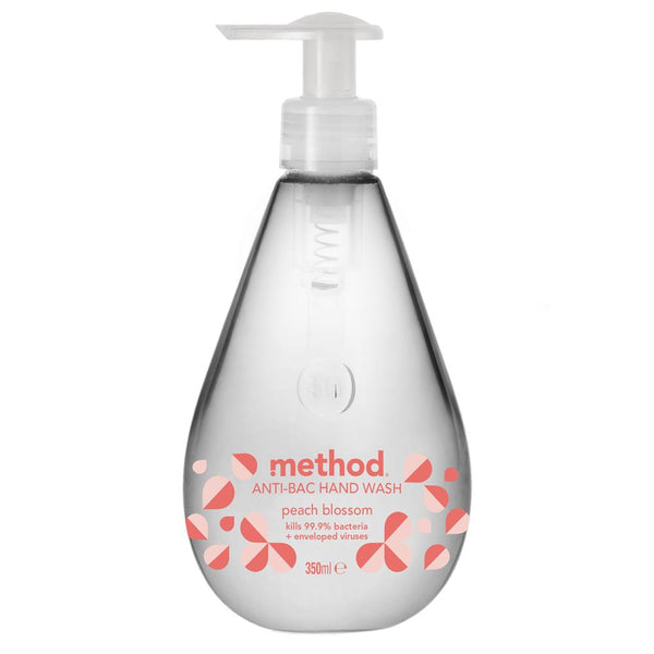 Method Hand Soap Antibac Peach Blossom 350ml, Method