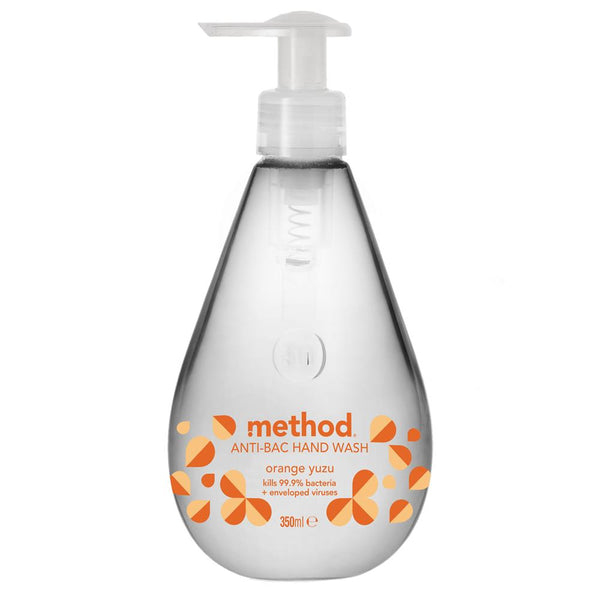 Method Hand Soap Antibac Orange Yuzu 350ml, Method