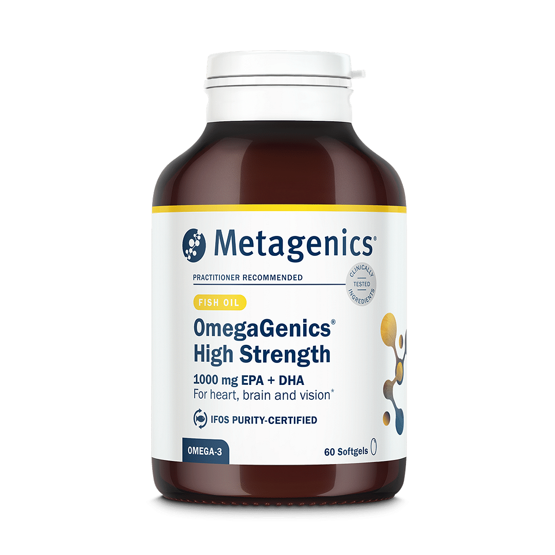 Metagenics OmegaGenics Hochkonzentriertes Omega-3-Fischöl – 60 Kapseln – Bild 2