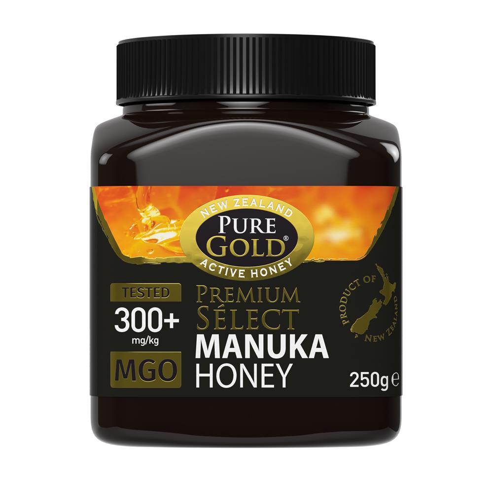 Pure Gold Premium Select Manuka Honey MGO -  300+ 250G, Pure Gold