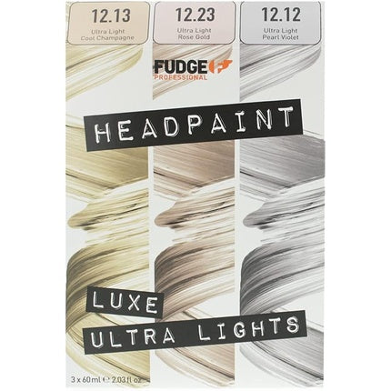 Fudge Professional Head Paint High Lift Trio Kit 3 x 60ml 12.13/12.23/12.12