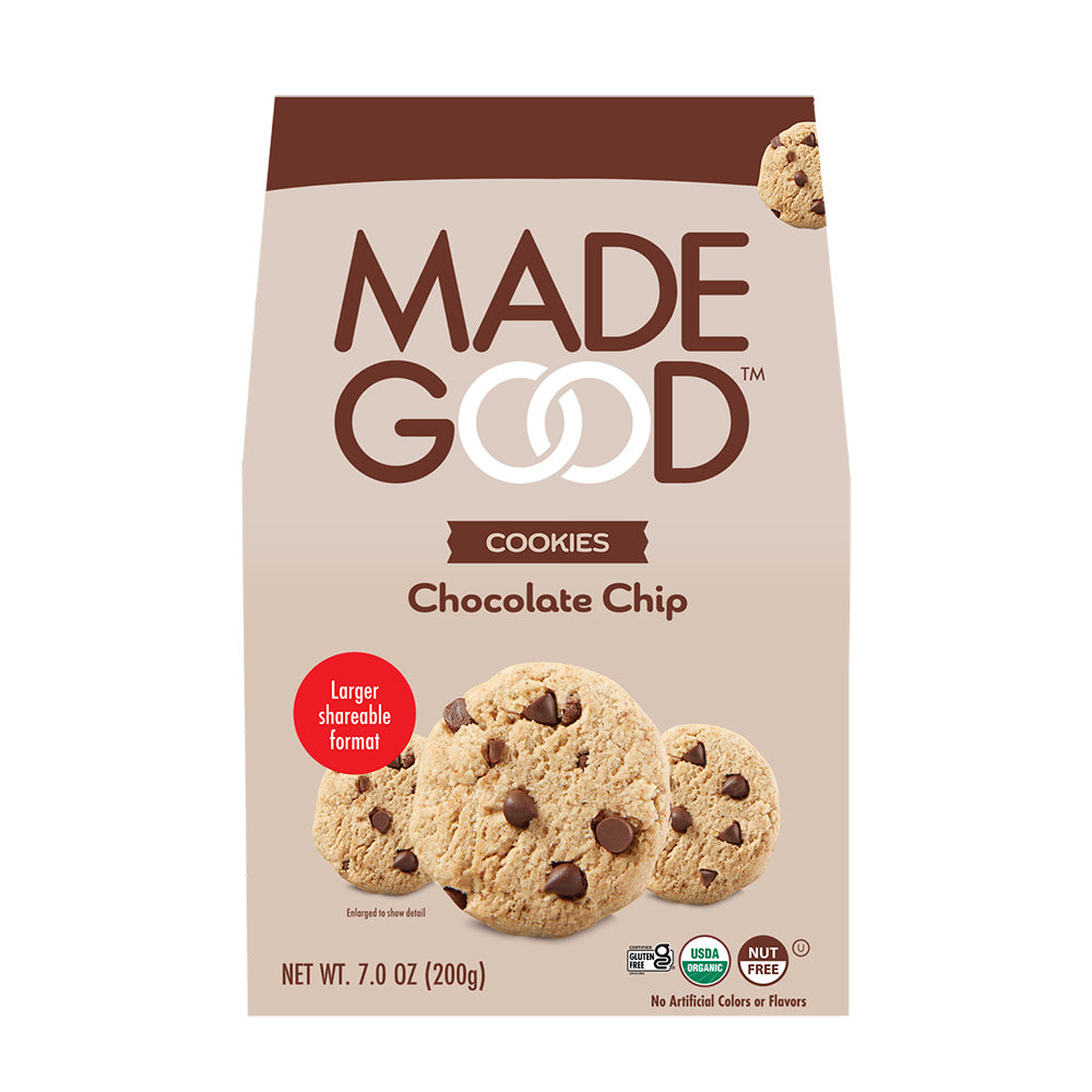 MadeGood Crunchy Cookies Chocolate Chip 200g, MadeGood