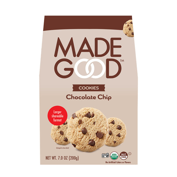 MadeGood Crunchy Cookies Chocolate Chip 200g, MadeGood