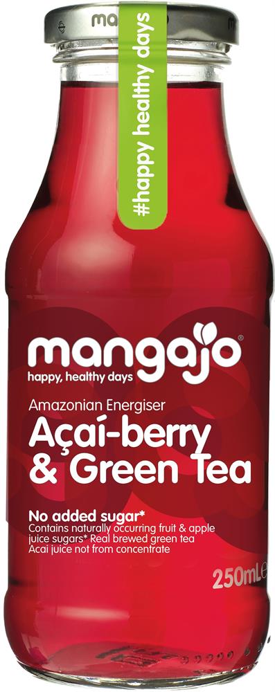 Acai Berry & Green Tea 250ml, Mangajo