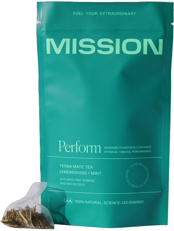 Perform 100% Natural Yerba Mate and Green Tea (30 teabags), Mission