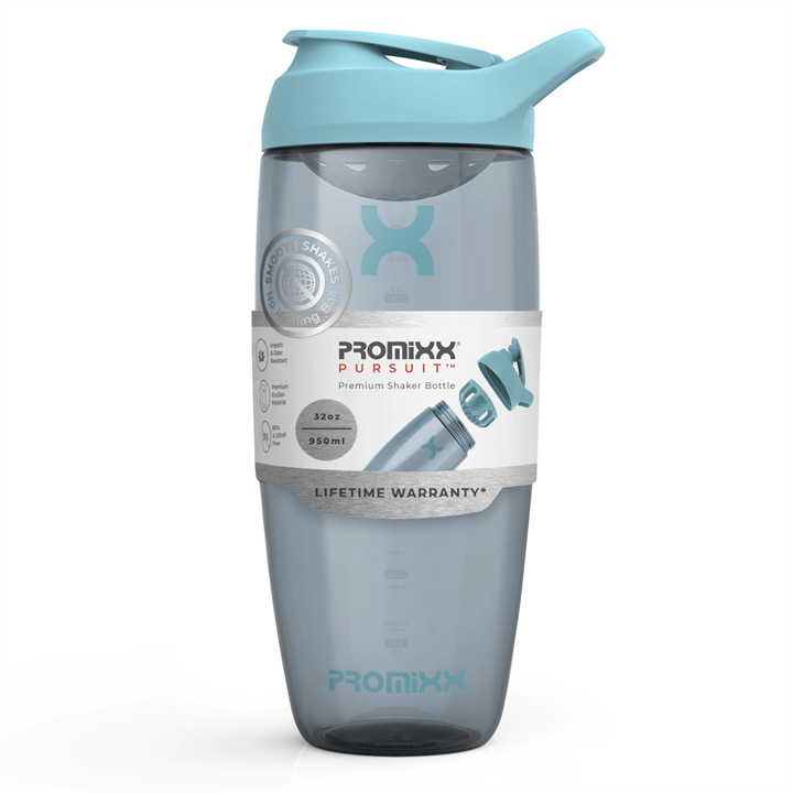 PROMiXX Pursuit EcoZen Shaker Bottle 950ml Ocean Calm Blue