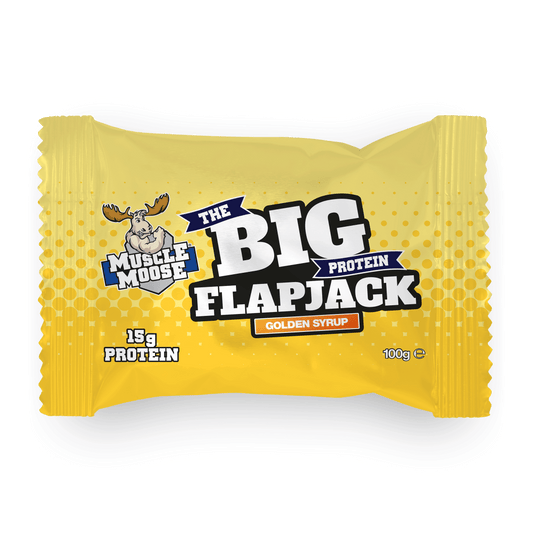 Muscle Moose Big Protein Flapjack 12x100g Golden Syrup