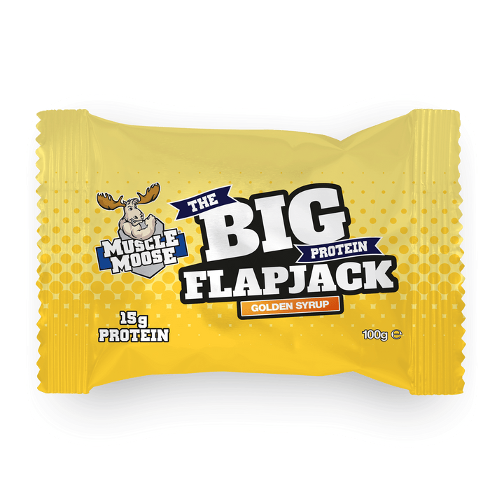 Muscle Moose Big Protein Flapjack 12x100g Golden Syrup