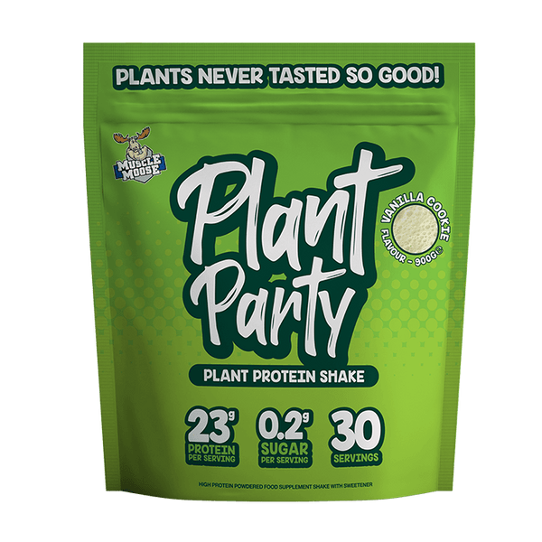 Muscle Moose Plant Party 900g Vanilla Cookie