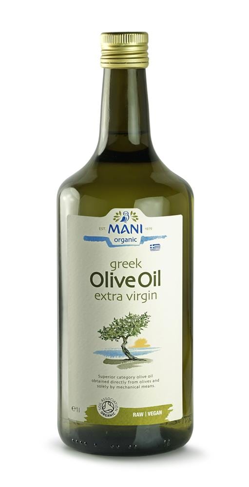 MANI Organic Extra Virgin Olive Oil 1L, Mani