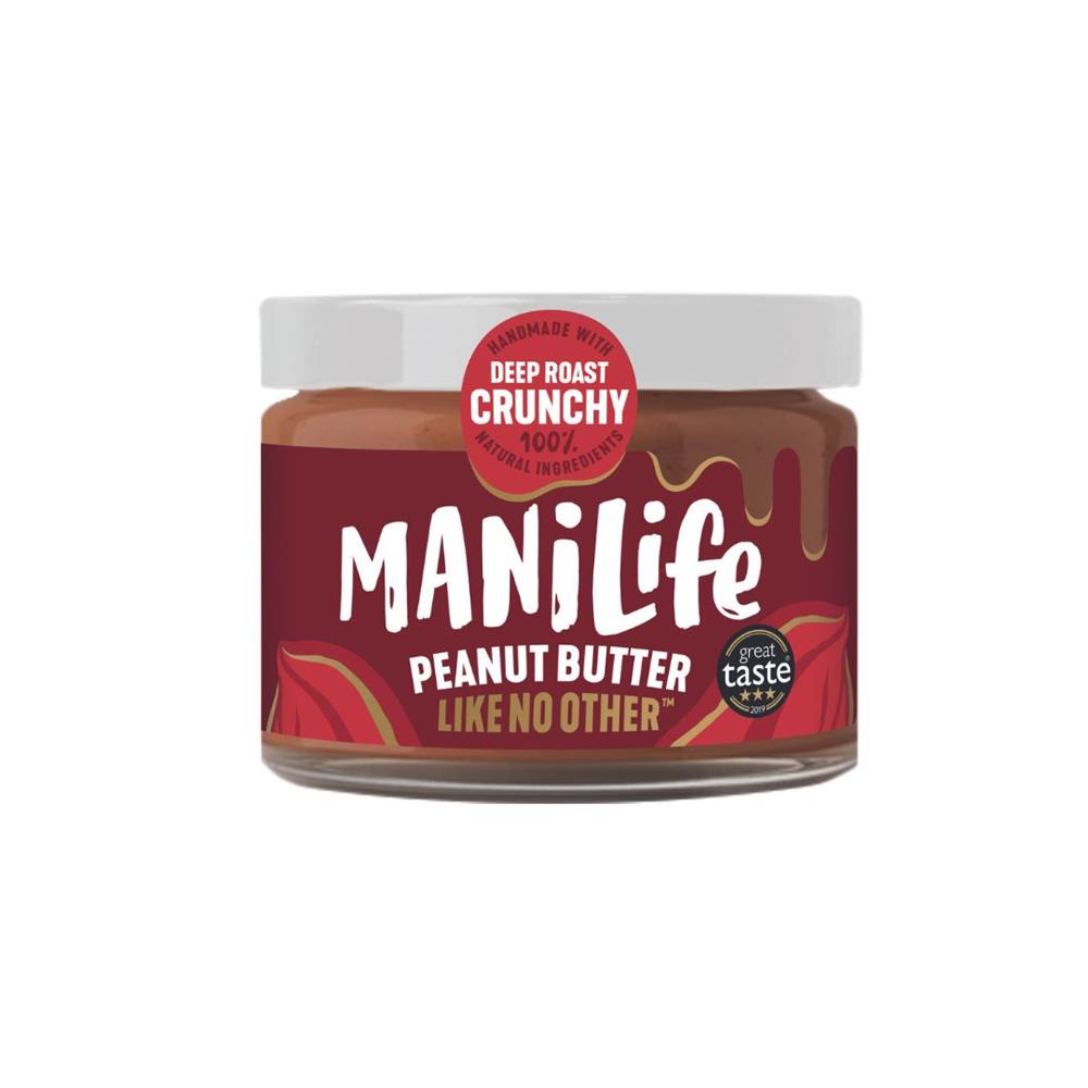 ManiLife Deep Roast Crunchy Peanut Butter - 275g Jar, Manilife