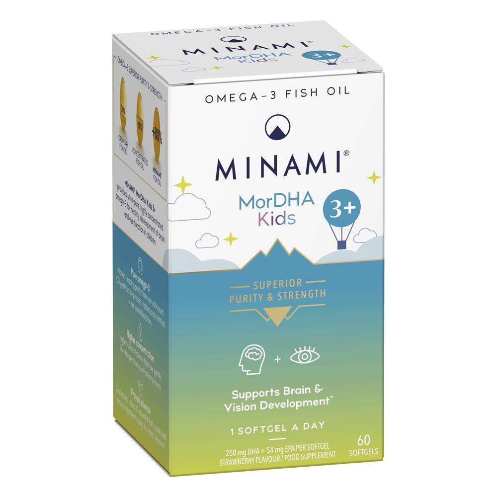 MorDHA Mini 3 Years + 60 Capsules, Minami Nutrition