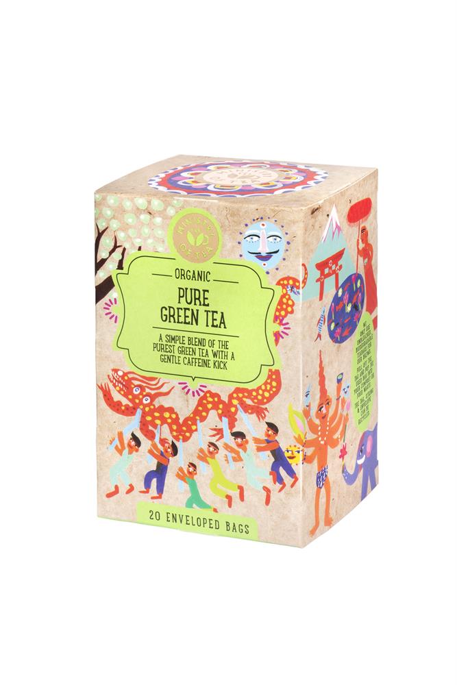 Organic Pure Green Tea 20 bags, Ministry of Tea