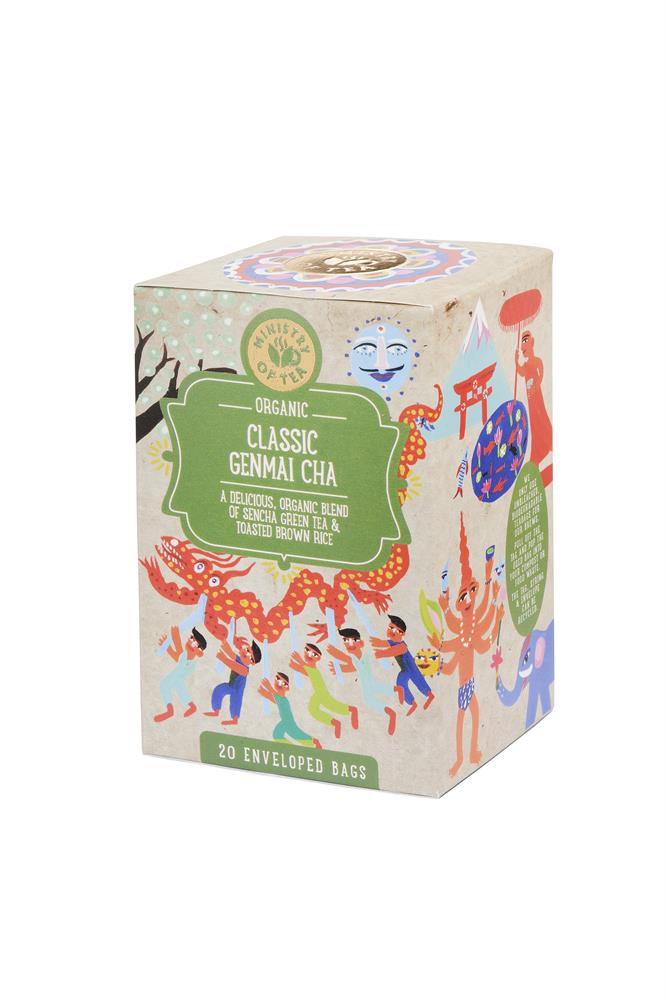 Organic Classic Genmai Cha Tea 20 bags, Ministry of Tea