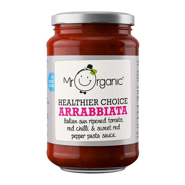 Mr Organic Healthier Choice Arrabbiata Pasta Sauce 350g, Mr Organic