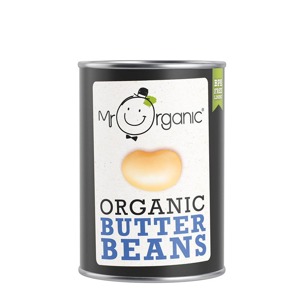 Mr Organic Butter Beans 400g, Mr Organic