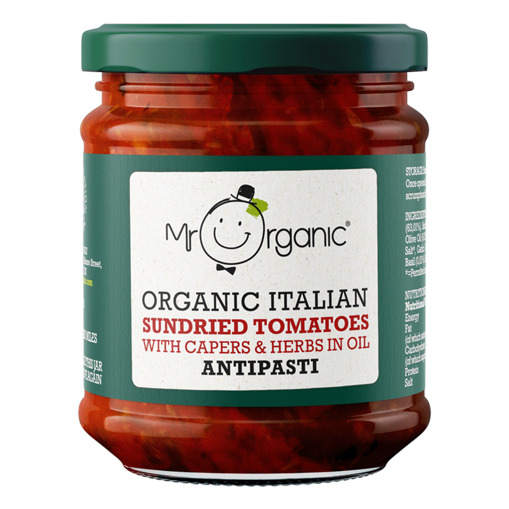 Mr Organic Sundried Tomato Antipasti 190g, Mr Organic