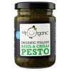 Mr Organic Basil & Chilli Pesto 130g, Mr Organic