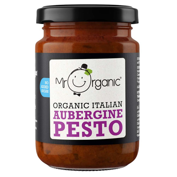 Organic Aubergine Pesto 130g, Mr Organic