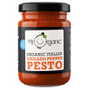 Organic Grilled Pepper Pesto 130g, Mr Organic