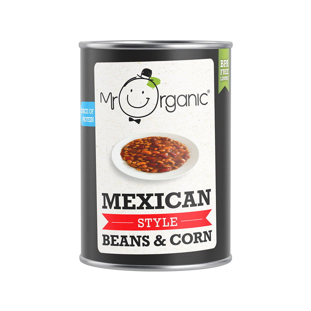 Mr Organic Mexican Style Beans and Corn 400g, Mr Organic