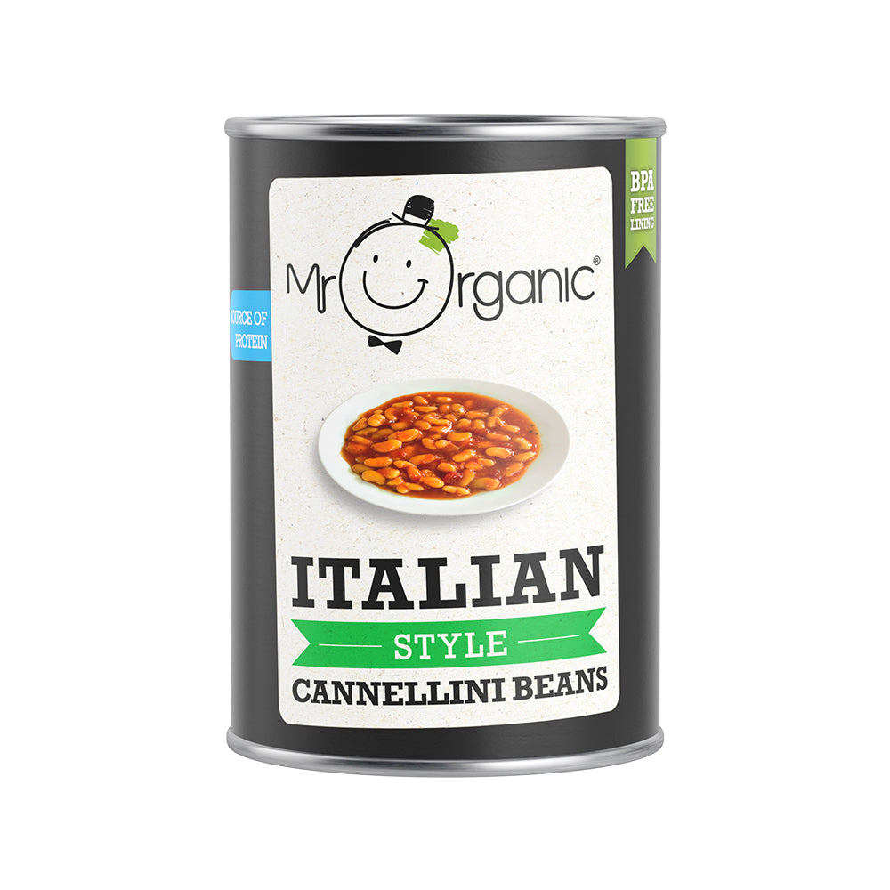 Mr Organic Italian Style Cannellini Beans 400g, Mr Organic