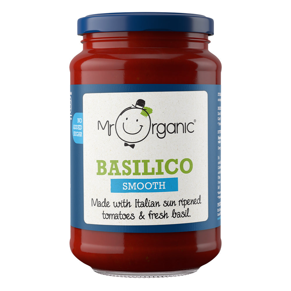 Mr Organic Smooth Basilico Pasta Sauce 350g, Mr Organic