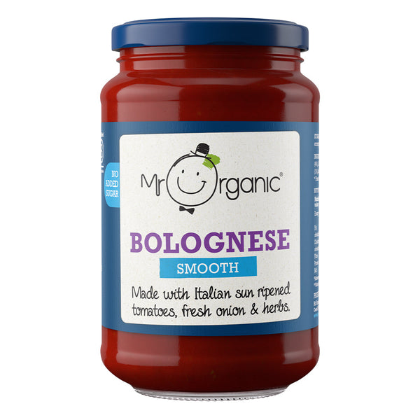 Mr Organic Smooth Bolognese Pasta Sauce 350g, Mr Organic