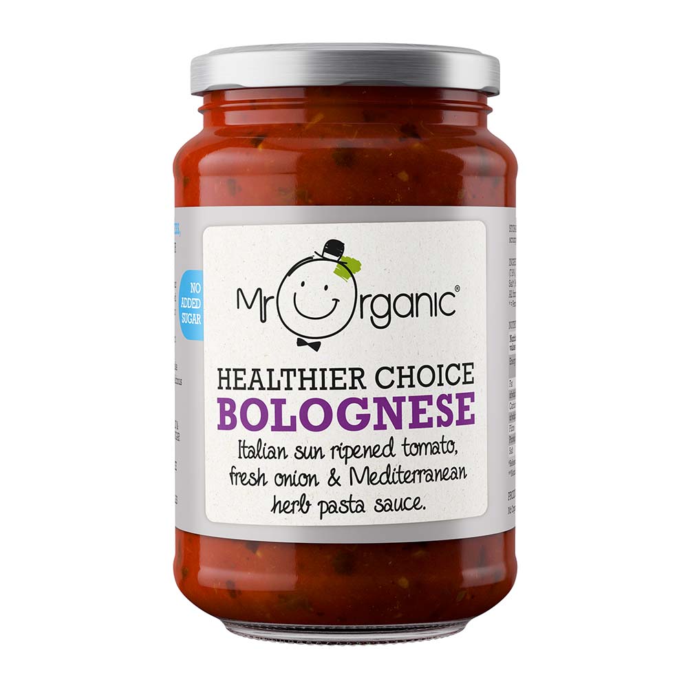 Mr Organic Healthier Choice Bolognese Pasta Sauce 350g, Mr Organic