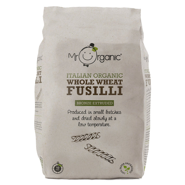 Mr Organic Whole Wheat Fusilli 500g, Mr Organic