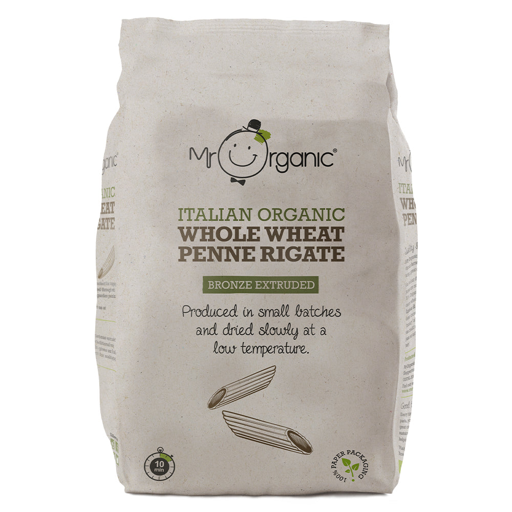 Mr Organic Whole Wheat Penne 500g, Mr Organic