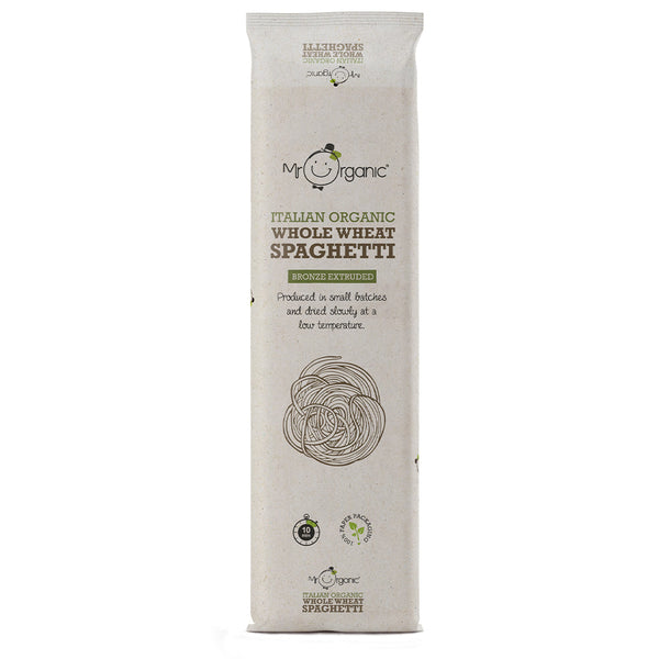 Mr Organic Whole Wheat Spaghetti Pasta 500g, Mr Organic