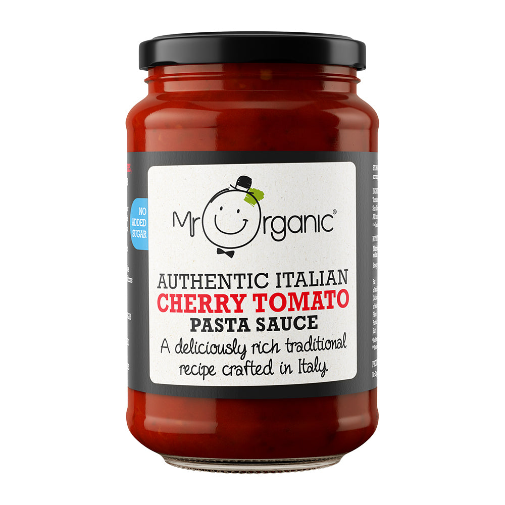 Mr Organic Authentic Italian Cherry Tomato Pasta Sauce 350g, Mr Organic