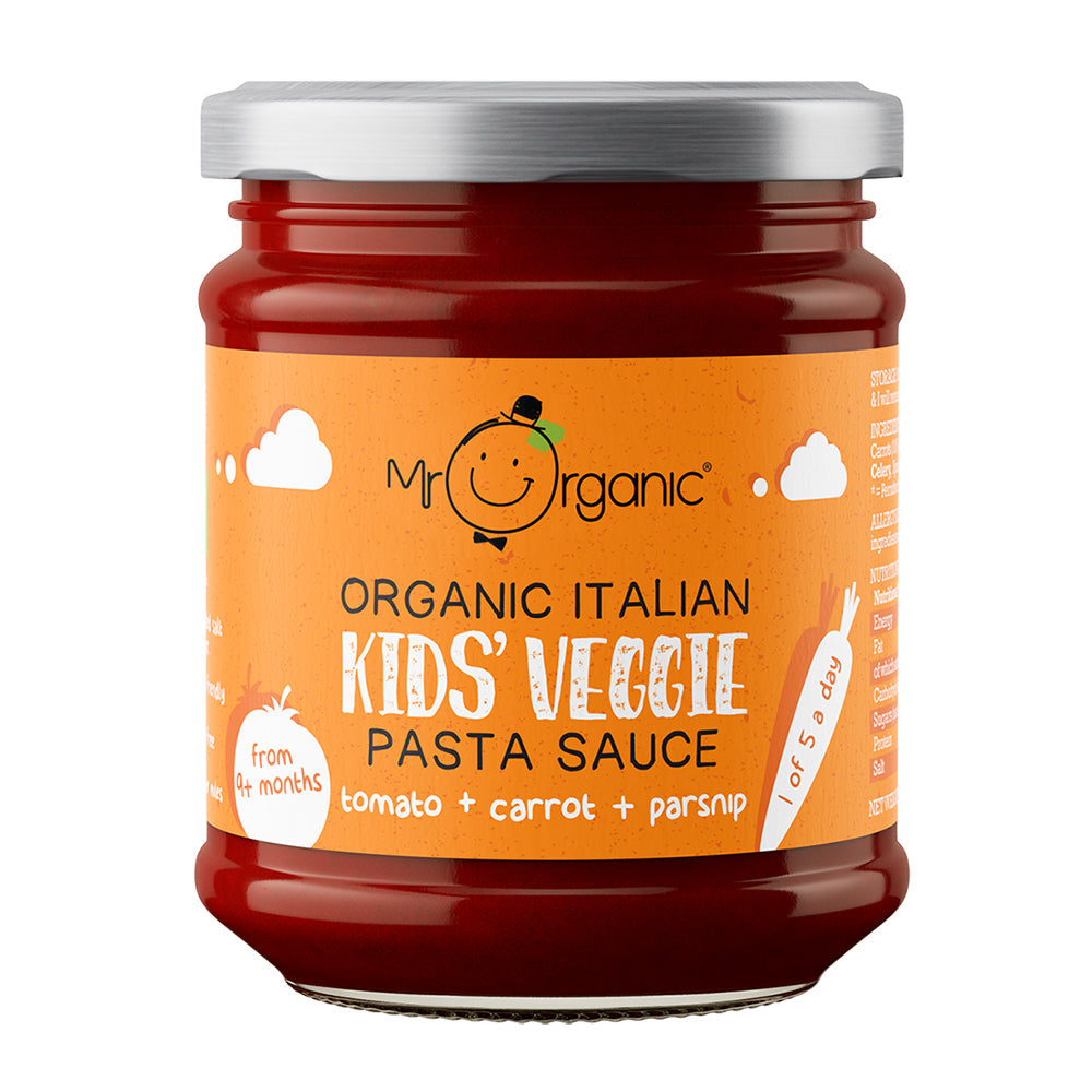 Mr Organic Kids Sauce - Tomato Carrot Parsnip 200g, Mr Organic