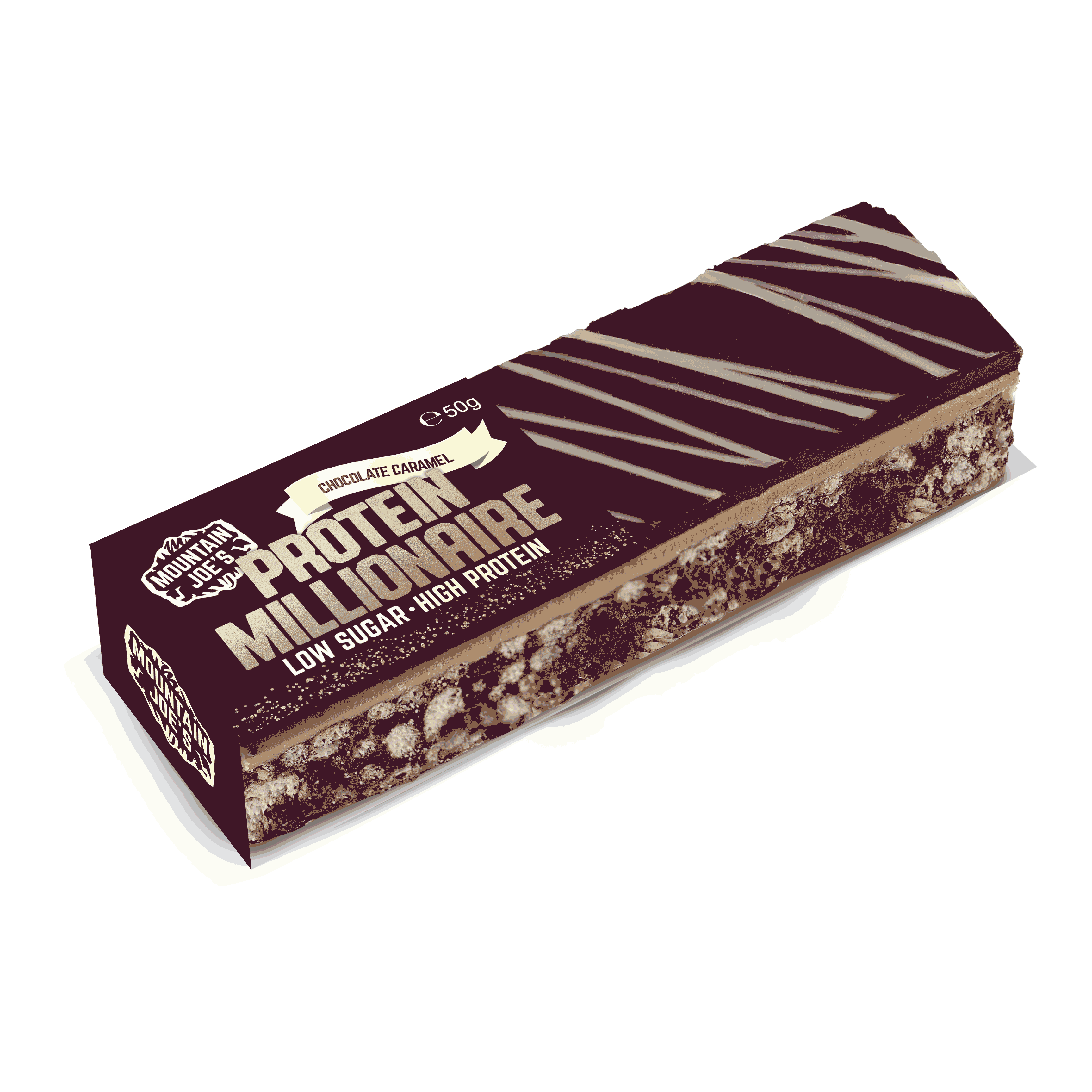 Mountain Joe's Protein Millionaire 10x50g Chocolate Caramel