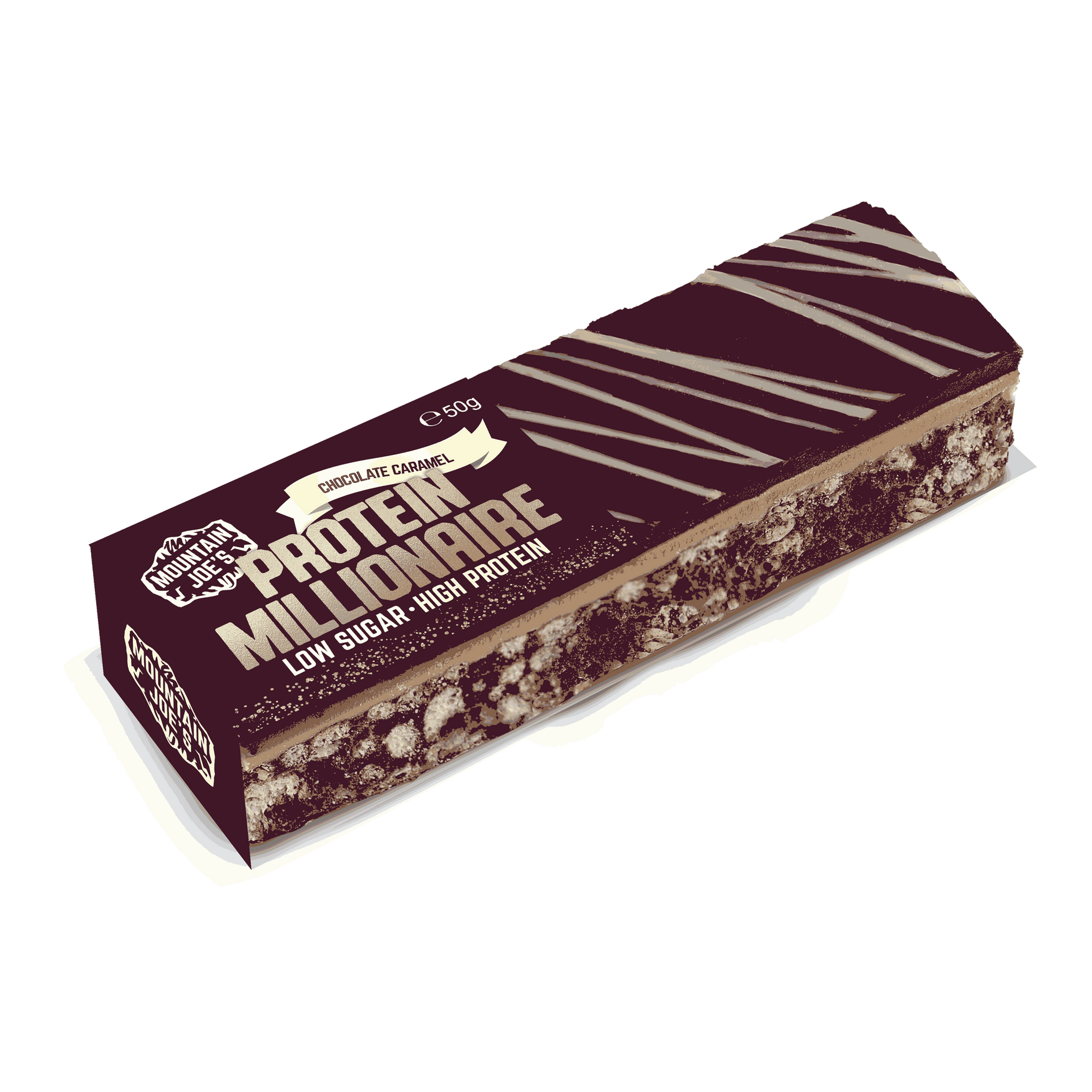 Mountain Joe's Protein Millionaire 10x50g Chocolate Caramel