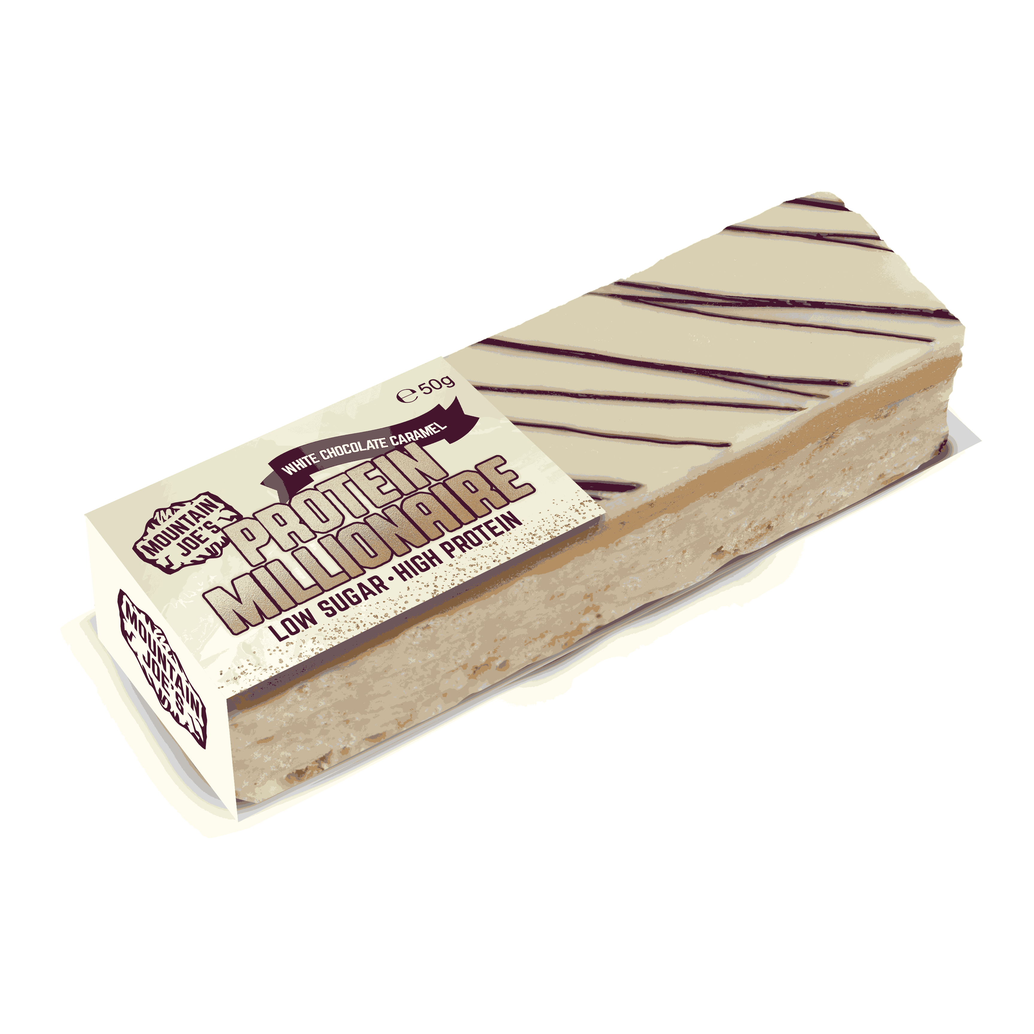 Mountain Joe's Protein Millionaire 10x50g White Chocolate Caramel