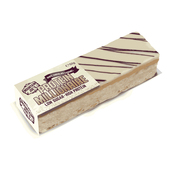 Mountain Joe's Protein Millionaire 10x50g White Chocolate Caramel