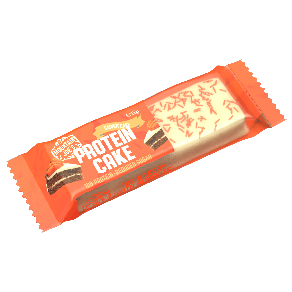 Mountain Joe's Protein Cake 10x60g Carrot Cake