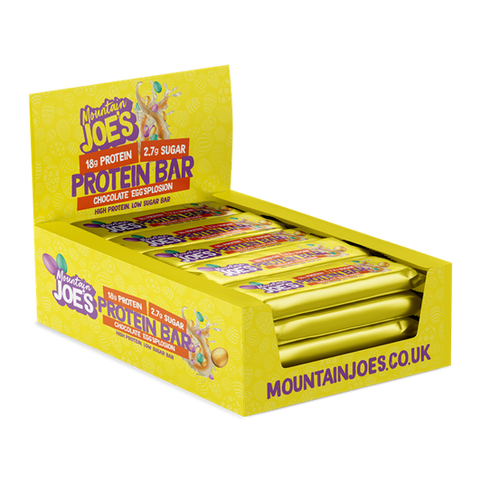 Mountain Joe's Protein Bar 12x55g Chocolate Eggsplosion