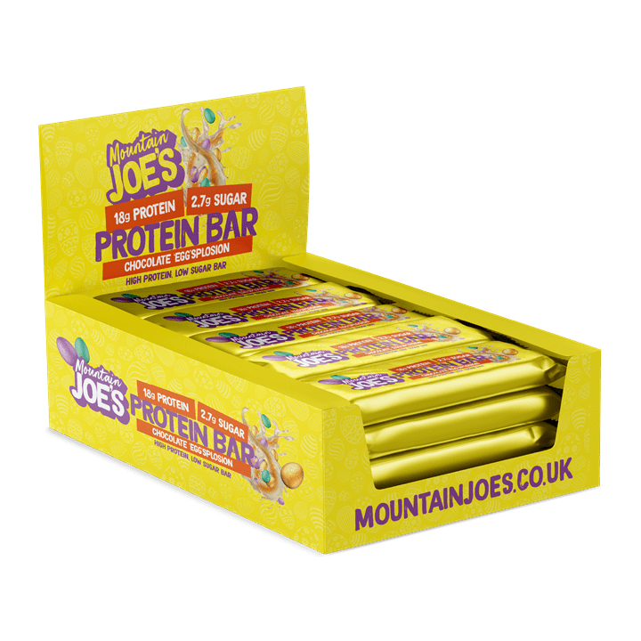 Mountain Joe's Protein Bar 12x55g Chocolate Eggsplosion