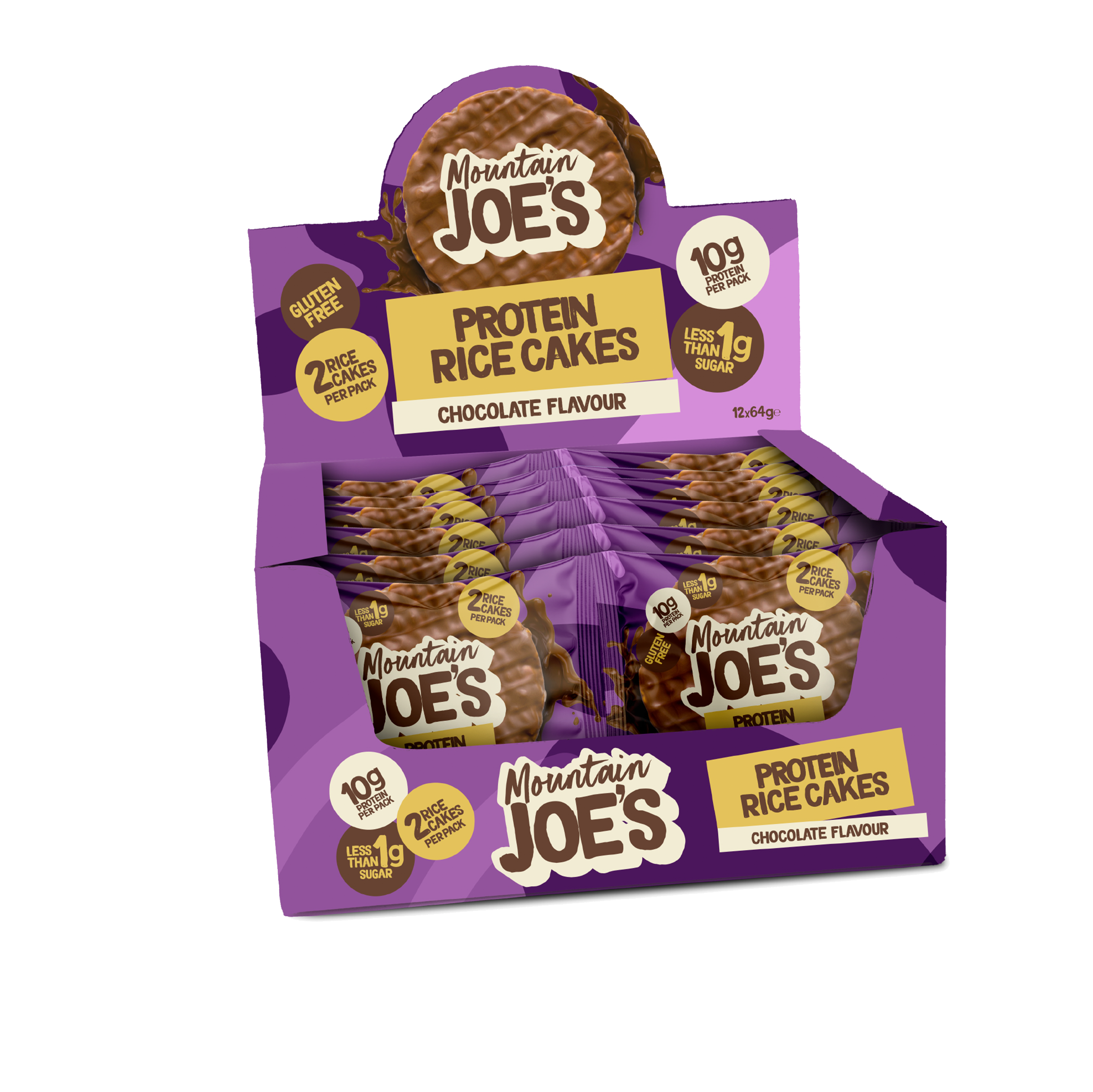 Mountain Joe's Rice Cake 12x64g Milk Chocolate