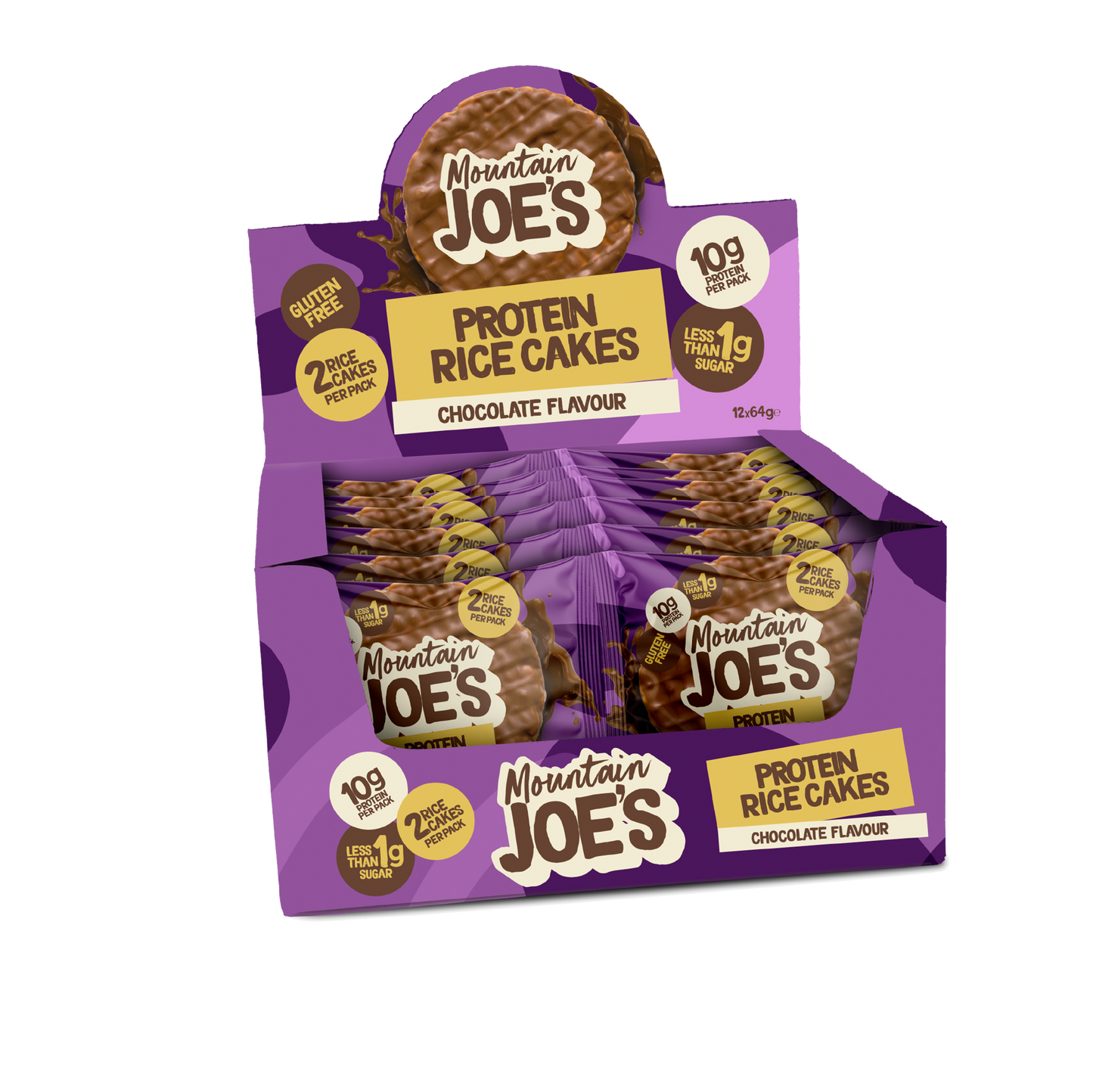 Mountain Joe's Rice Cake 12x64g Milk Chocolate