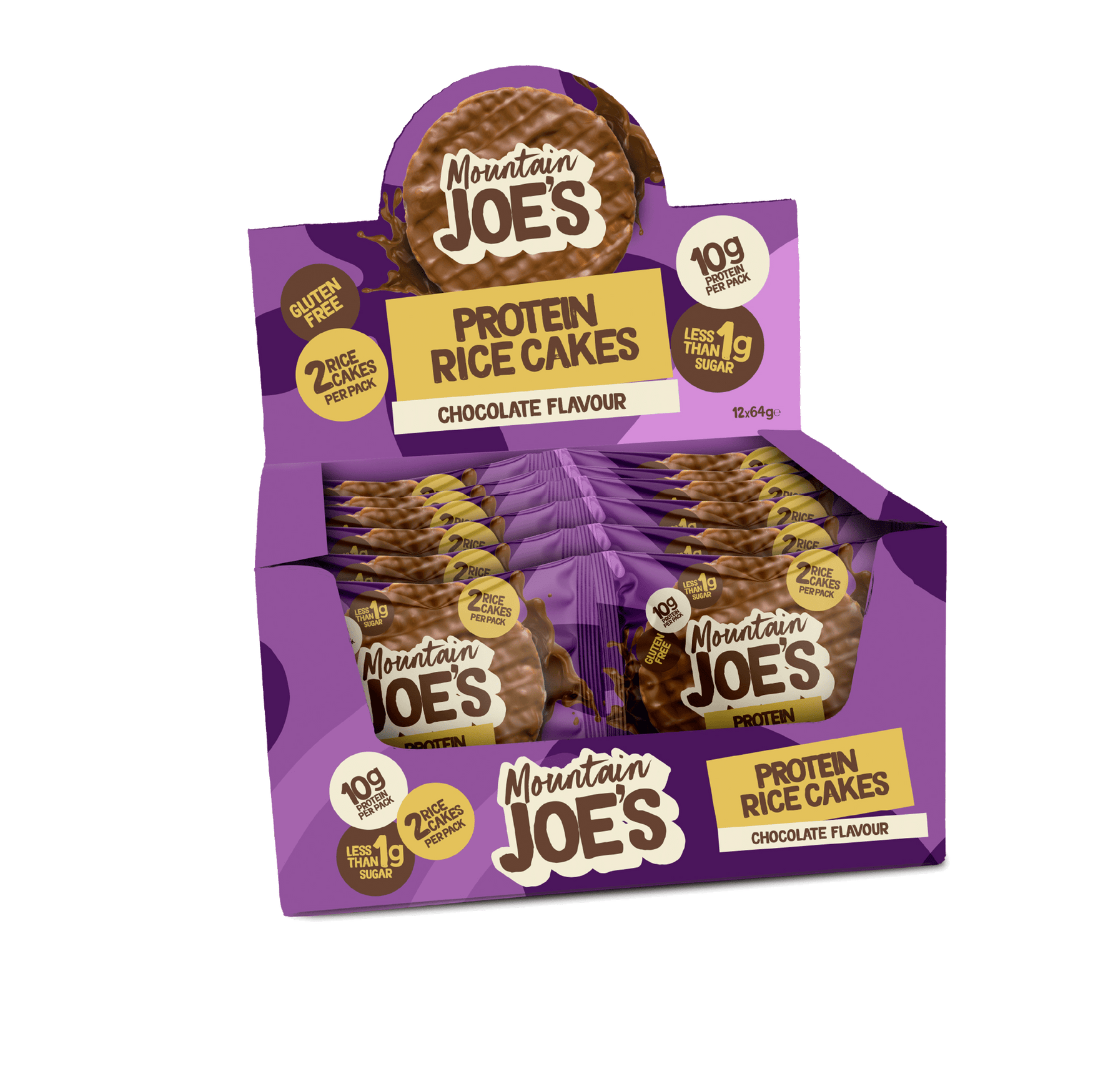 Mountain Joe's Rice Cake 12x64g Milk Chocolate