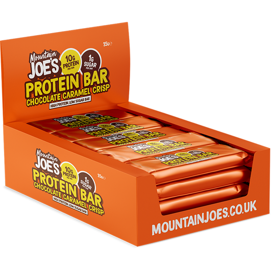 Mountain Joe's Protein Bar 12x35g Chocolate Caramel Crisp