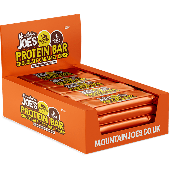 Mountain Joe's Protein Bar 12x35g Chocolate Caramel Crisp