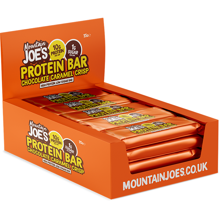 Mountain Joe's Protein Bar 12x35g Chocolate Caramel Crisp