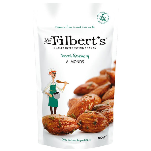 Mr Filberts French Rosemary Almonds 100g, Mr Filberts